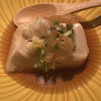 神田 いるさ - 先付けの自家製豆腐