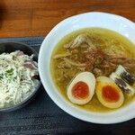 魔界ラーメン 月光 - 鶏塩中華♡