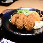 オサカナヤ YOSHINO - 広島産 牡蠣フライ定食@税込980円