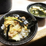 がばちょ - 親子丼お裾分け3等分バージョンｗ