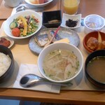 ニャーヴェトナム・プルミエ銀座 - 11/6 和朝食 なぜかこの日からセットはフォーのみ