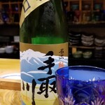 鮨匠 のむら - お酒⑨手取川　大辛口　名流(静岡)
      米品種:兵庫県産山田錦&石川県産五百万石、精米歩合50%