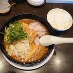 来来亭 - 咖喱拉麺+小ライス