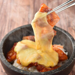 치즈 이시야키 삼겹살 덮밥 고추장+바이킹