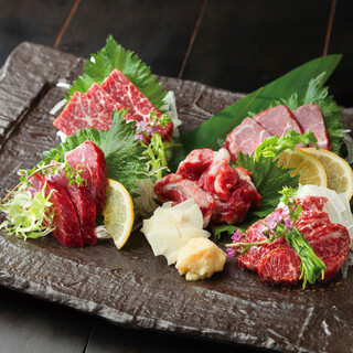 Be sure to try the sashimi before eating the hot pot.