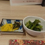 おばんざい手結 - 小鉢と香の物