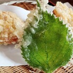 うどん かんじろう - とり天釜揚げ