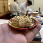 兄弟寿し - 地物真鱈白子炙り