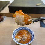 兄弟寿し - 地物生イクラ