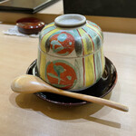 兄弟寿し - 青さと梅干しの茶碗蒸し