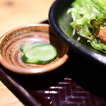 オサカナヤ YOSHINO - 【広島産 牡蠣フライ定食@税込980円】胡瓜