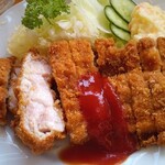 味広食堂 - この部分が一番厚みが有った。