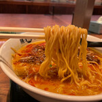 四川麻辣坊陳麻家 - 細麺（カレー担々麺）