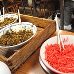 火の国 文龍 - 無料の高菜と紅生姜
