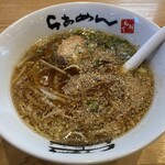 らあめん天 - 天らあめん　麺完食