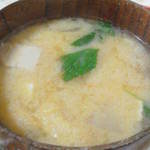 やまと - 201212　やまと　サービスランチ（定食共通）豚汁