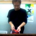 串かつ魂 - 料理するマスター