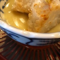 よし澤 - 揚げ海老芋 白味噌餡