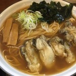 節系とんこつらぁ麺　おもと - 極上生かき中華大盛1,300円