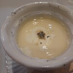 Den - 餅とチーズの茶碗蒸し