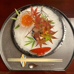 日本料理 銭屋 - 兼六園を模した前菜