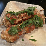 さんしょう焼き鳥 - 黄門様つくね 塩