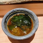 匠 進吾 - もずく、ワカメ、海葡萄の酢の物