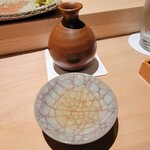 匠 進吾 - 京都の玉川熱燗、黄色みを帯びて古酒香が魅力