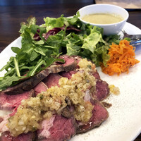 サクレフルール 日本橋 - ワンプレートランチ（ローストビーフ柚子胡椒のサルサソース）