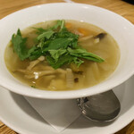 Youshoku Kamomeken - セットのスープ