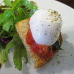 オステリア チロ - 水牛のモッツアレラとトマトのブルスケッタ