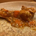 鮨駒 - 渡蟹の紹興酒漬