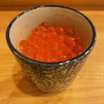 鮨駒 - 茶碗蒸しイクラのせ