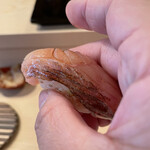 登喜和鮨 - 佐渡産の黒ムツ皮目炙り