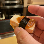 鮨駒 - 余市あん肝奈良漬