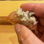 鮨駒 - 甘鯛揚げ鱗乗せ