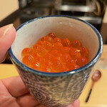 鮨駒 - 茶碗蒸しイクラのせ