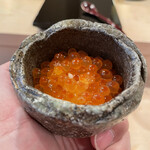 登喜和鮨 - イクラ鮪節湯引き