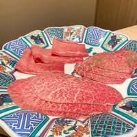 横浜 うしみつ - 塩焼物3種(タン、和牛ランプ、厳選和牛赤身クリ)