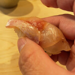 登喜和鮨 - 佐渡産マハタ軽く湯引き