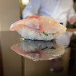 登喜和鮨 - 佐渡産マハタ軽く湯引き