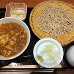 蕎麦青乃 - カレー丼と蕎麦のセット