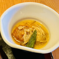 やさい家めい 表参道ヒルズ店 - きのこ餡の茶碗蒸し