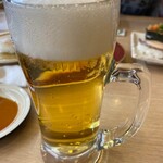 回転寿司　江戸ッ子 - ランチビール