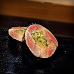 Togoshiginza Sushi Bando - とてもバランスの良い鰯。男っぷりの良い握りと一転して、上品な繊細な仕上がり。