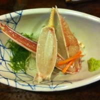 かに道楽 横浜店 - かにの刺身です。