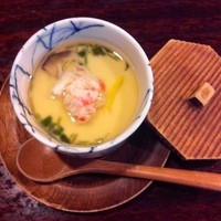 かに道楽 横浜店 - かにの茶碗蒸しです。