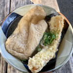 讃岐うどん がもう - お揚げさんが折れているのさ