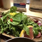 高原育ちのカフェレストラン 九重珈琲 - ◆サラダは新鮮で数種類のお野菜が盛られ、量もタップリ。