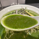 弘明寺丿貫 - スープ（ニラが沢山w）